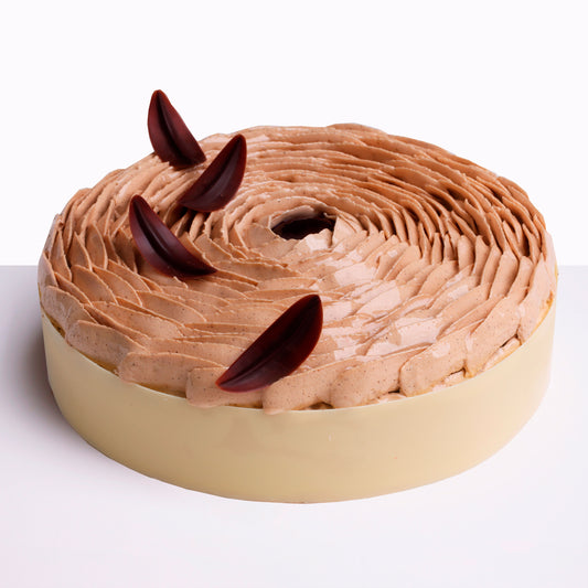 Coffee & Blackcurrant Cheesecake with Almond Frangipane