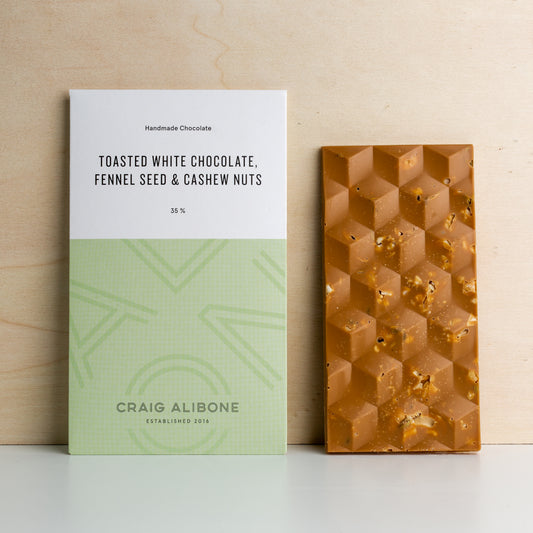 Toasted White Chocolate, Fennel Seeds & Cashew