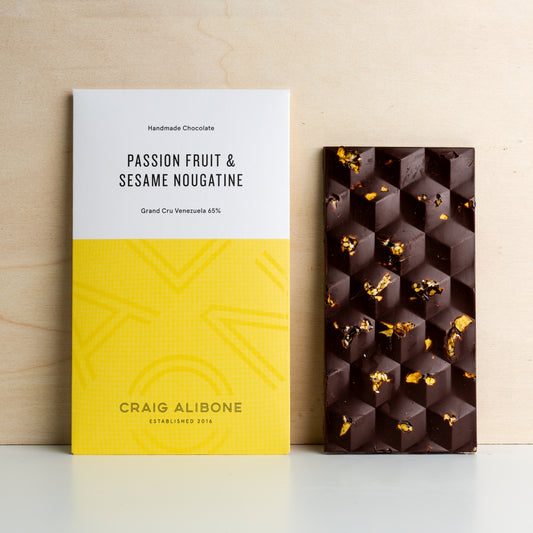 Passion Fruit & Sesame Nougatine