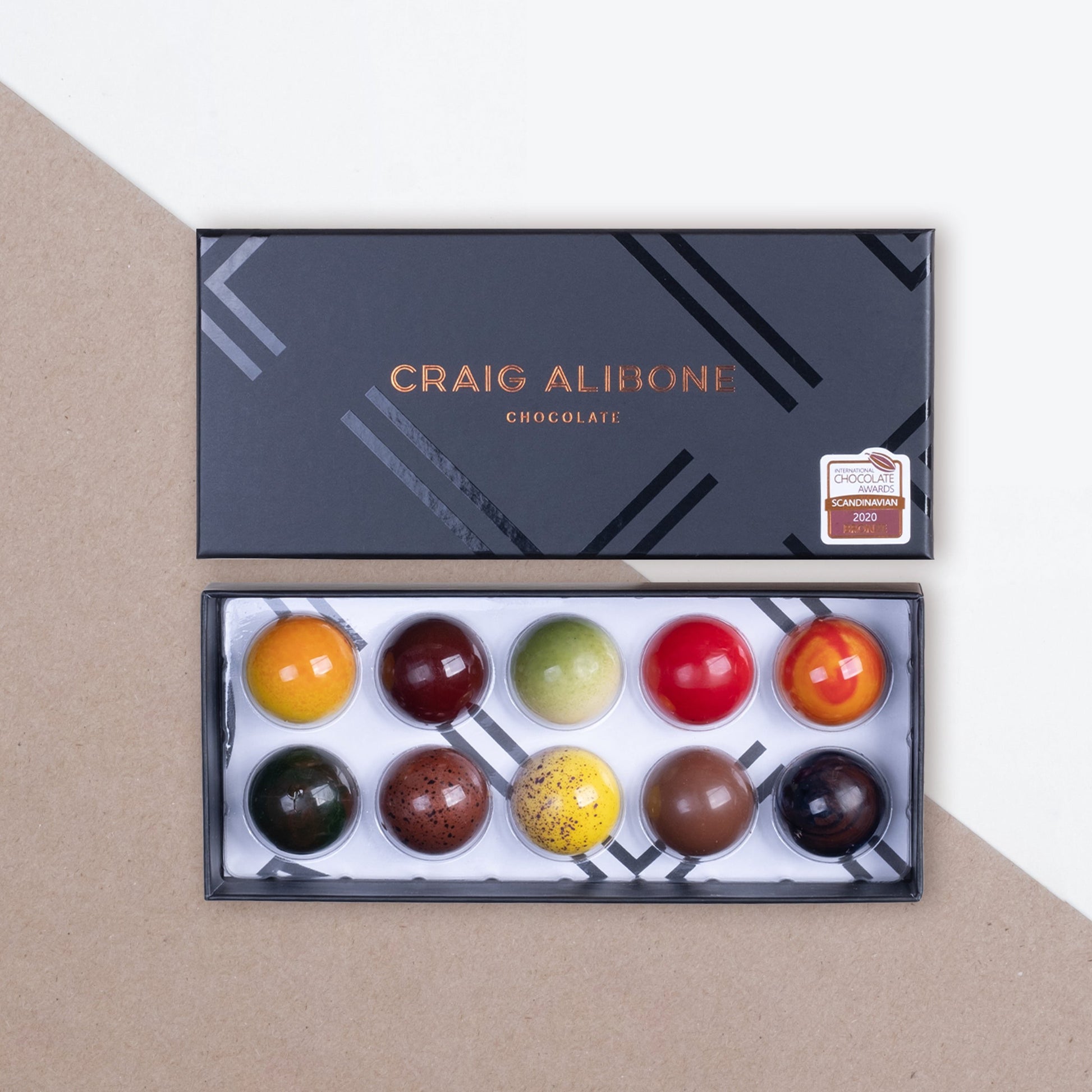 Craig Alibone 10 piece chocolate box set